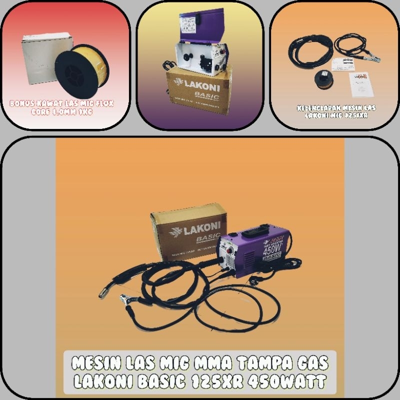 MESIN LAS LAKONI MIG 125 IXR TAMPA GAS MIG / TRAFOLAS LAKONI MIG 125 IXR LAKONI BISA COD
