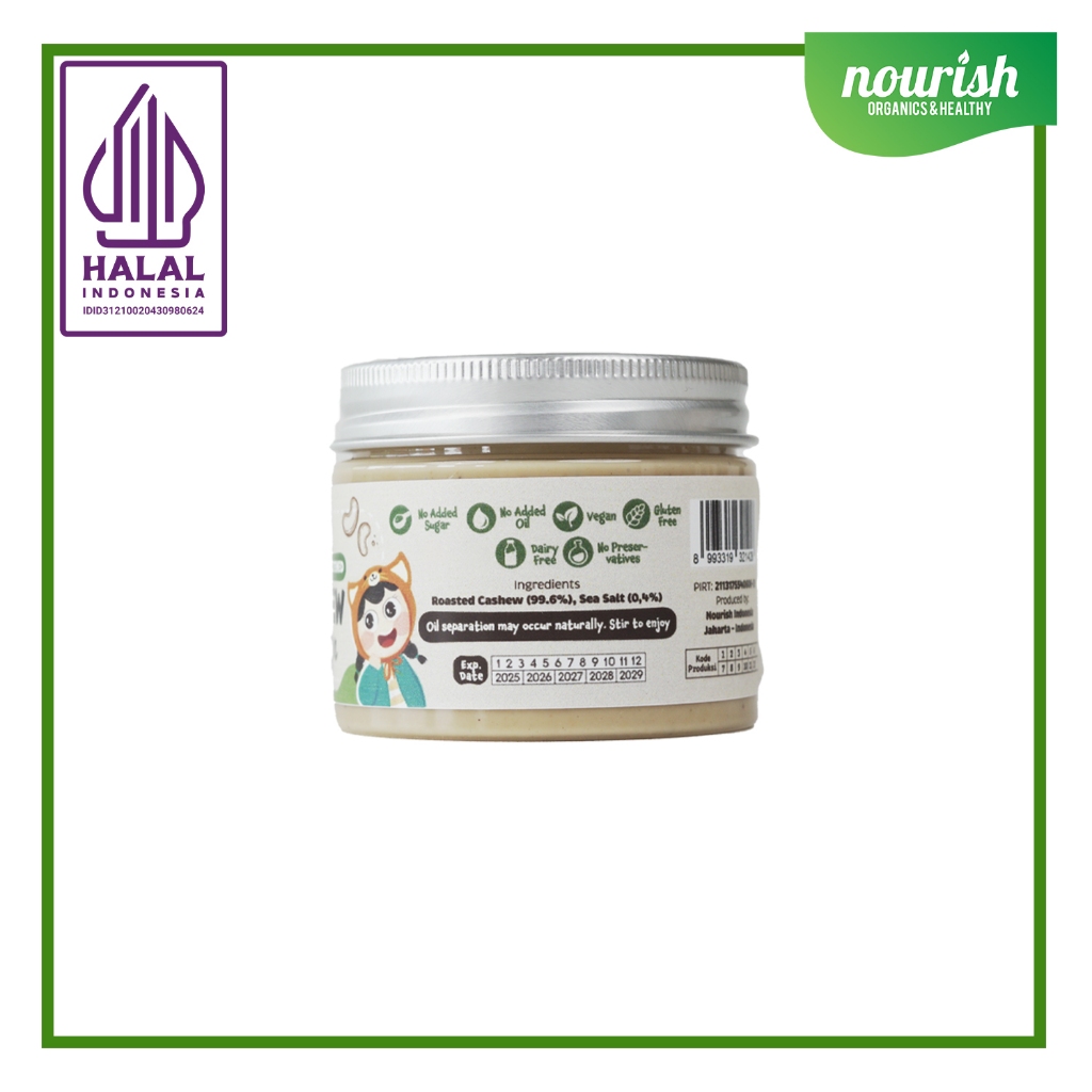 

p4yu Nourish Orinal Unsweetened Cashew Butter - 80 gr