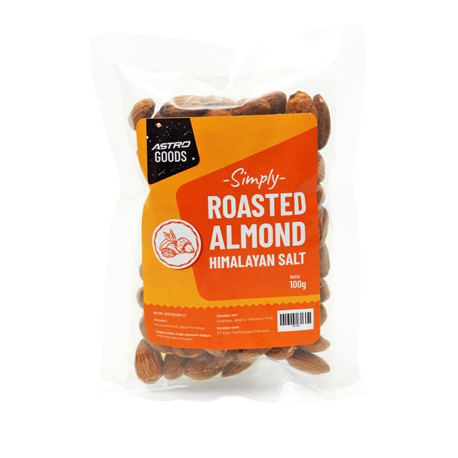 

Simply Roasted Almond Himalayan Salt - Astro Goods 100gram