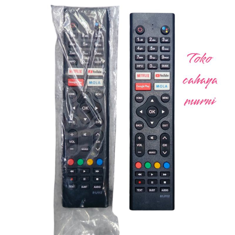 Remot tv polytron led dan smart tv polytron