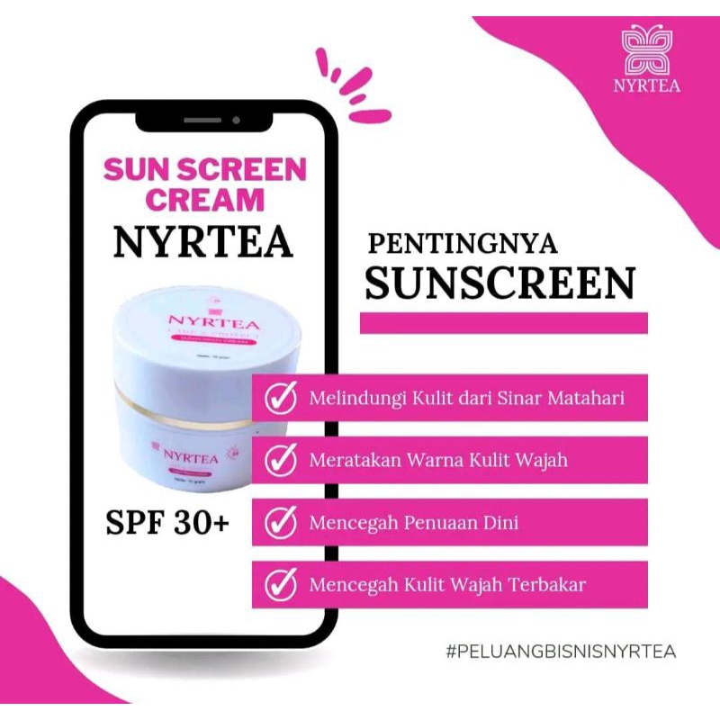 SUNSCREEN BY NYRTEA 100% ORIGINAL