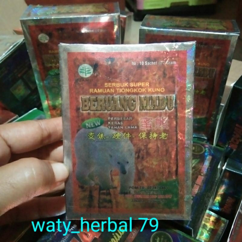 Beruang madu serbuk herbal original 100%