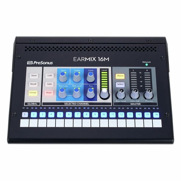 PreSonus EarMix 16M AVB Personal Monitor Mixer