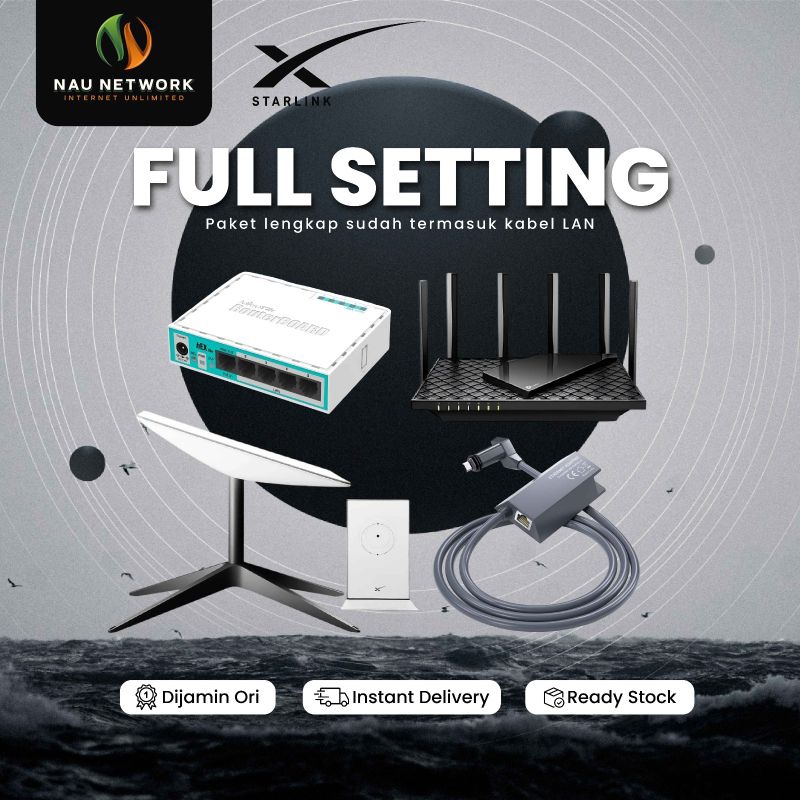 Paket Usaha WiFi Voucher Starlink Siap Pakai
