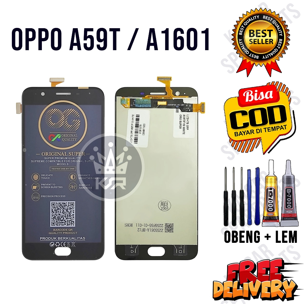 Lcd Touchscreen OPPO A59T / A1601 Original Oem Fullset