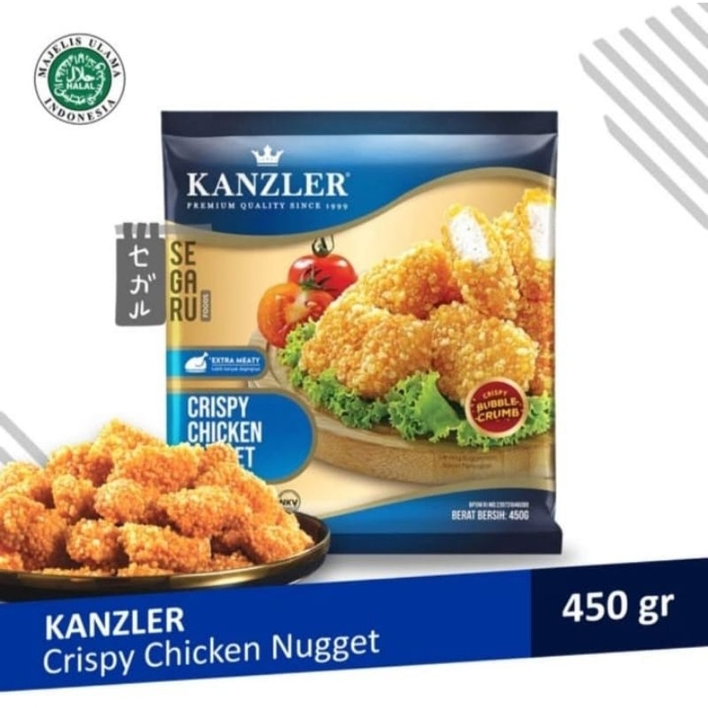 

Kanzler Crispy Chicken Nugget With Crispy Bubble Crumb 450g