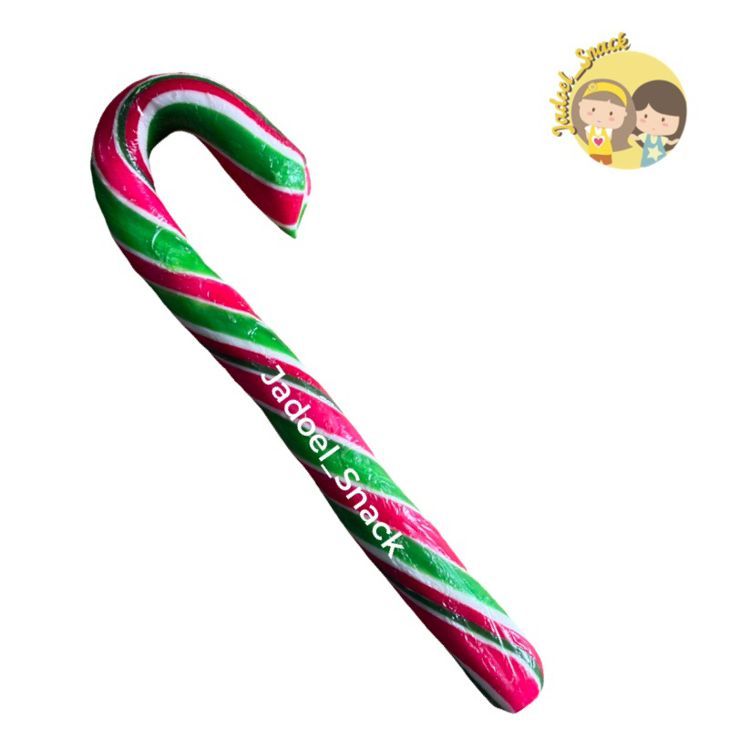 

Permen Lolipop Tongkat 15 cm - Candy Christmas - Permen Natal Rasa Manis by Jadoel_Snack