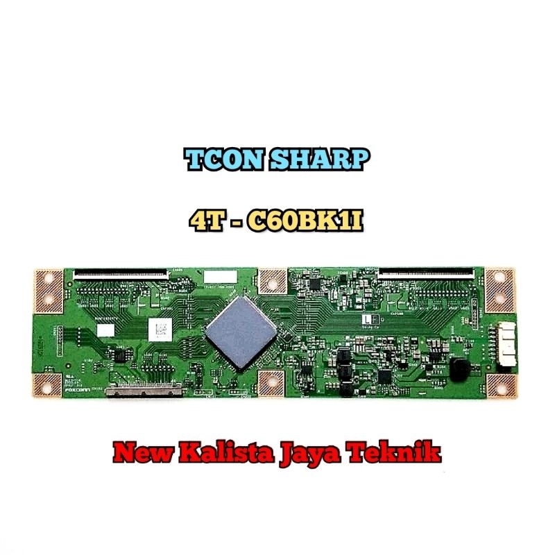 TCON TV SHARP 4T-C60BK1I ORIGINAL RUNTK0334FV TCON SHARP 60BK1I TIKON TV 4TC60BK1i TICON C60BK1I TCO