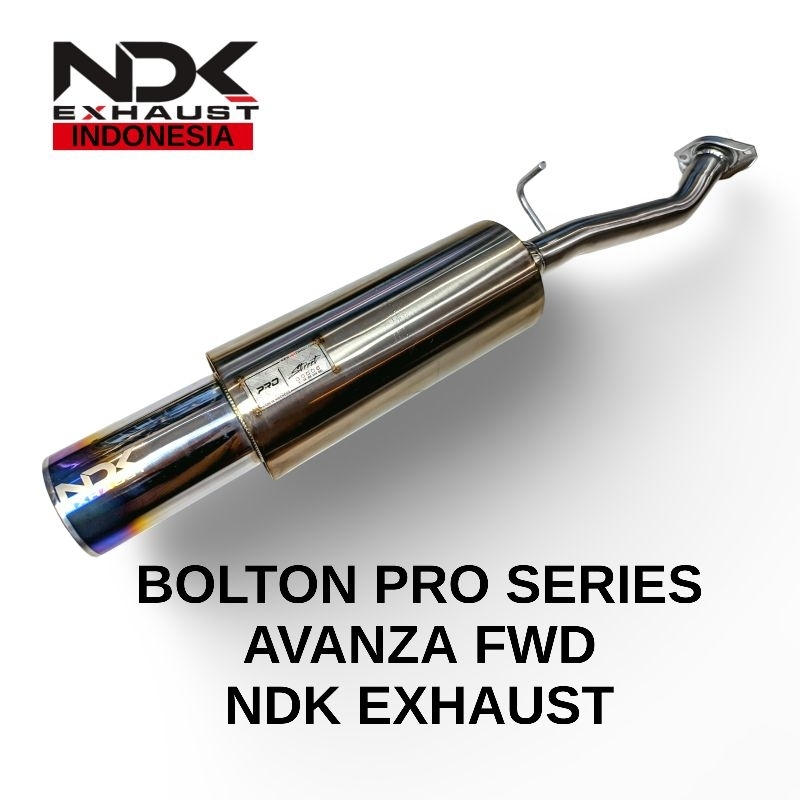 KNALPOT MOBIL AVANZA FWD NDK EXHAUST MUFFLER PRO STREET NDK PRO SERIES