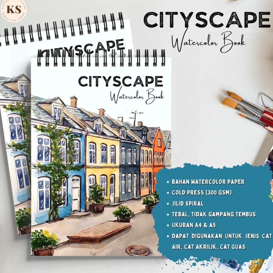 

Model Menarik WATERCOLOR BOOK TEMA CITYSCAPE COLD PRESS 3GSM Buku Sketsa Mewarnai Dewasa Remaja Ukuran A4 A5