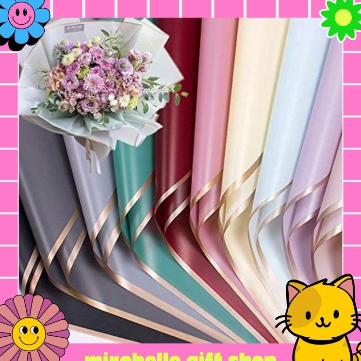 

Update Terkini Mirabelle 1 PACK 2 LEMBAR Cellophane Kertas Buket Murah MOTIF 4