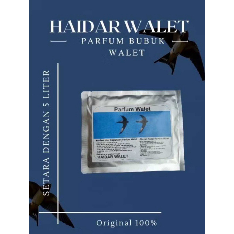 HAIDAR WALET - PARFUM BUBUK DINDING & LANTAI WALET