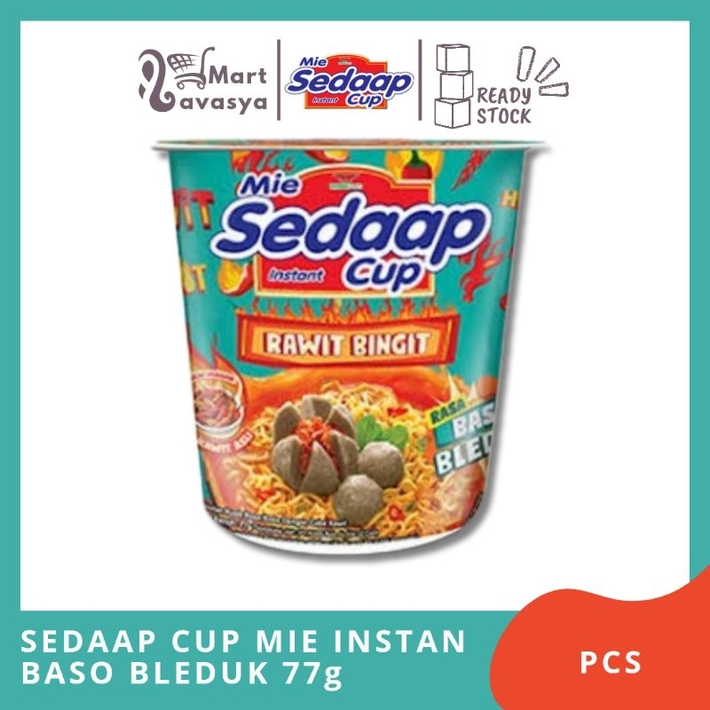 

SEDAAP CUP MIE INSTAN BASO BLEDUK 77g - 1 PCS - KOTA BANDUNG - LAVASYA MART