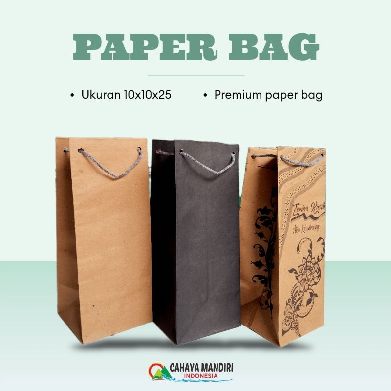 

PAPERBAG MY BOTTLE (size 10x10x25) PAPERBAG HAJATA DAN SOVENIR
