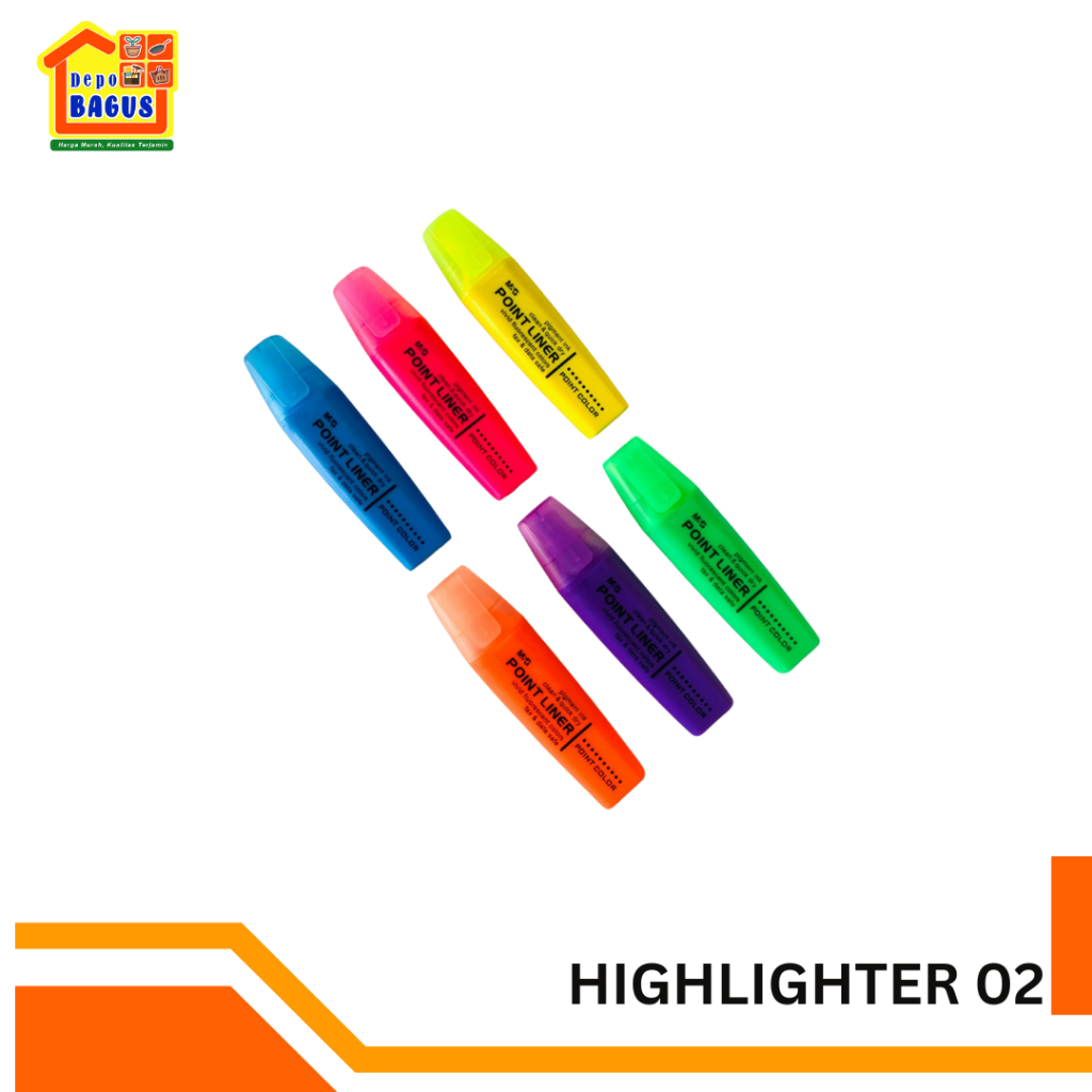 

Highlighter / Stabillo 6 Colors, Stabillo Tinta Tebal