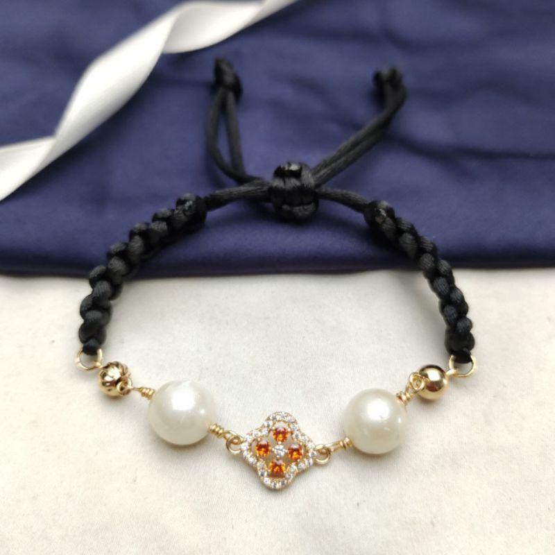 gelang mutiara ori / perhiasan gelang dari mutiara / gelang mutiara sertifikat