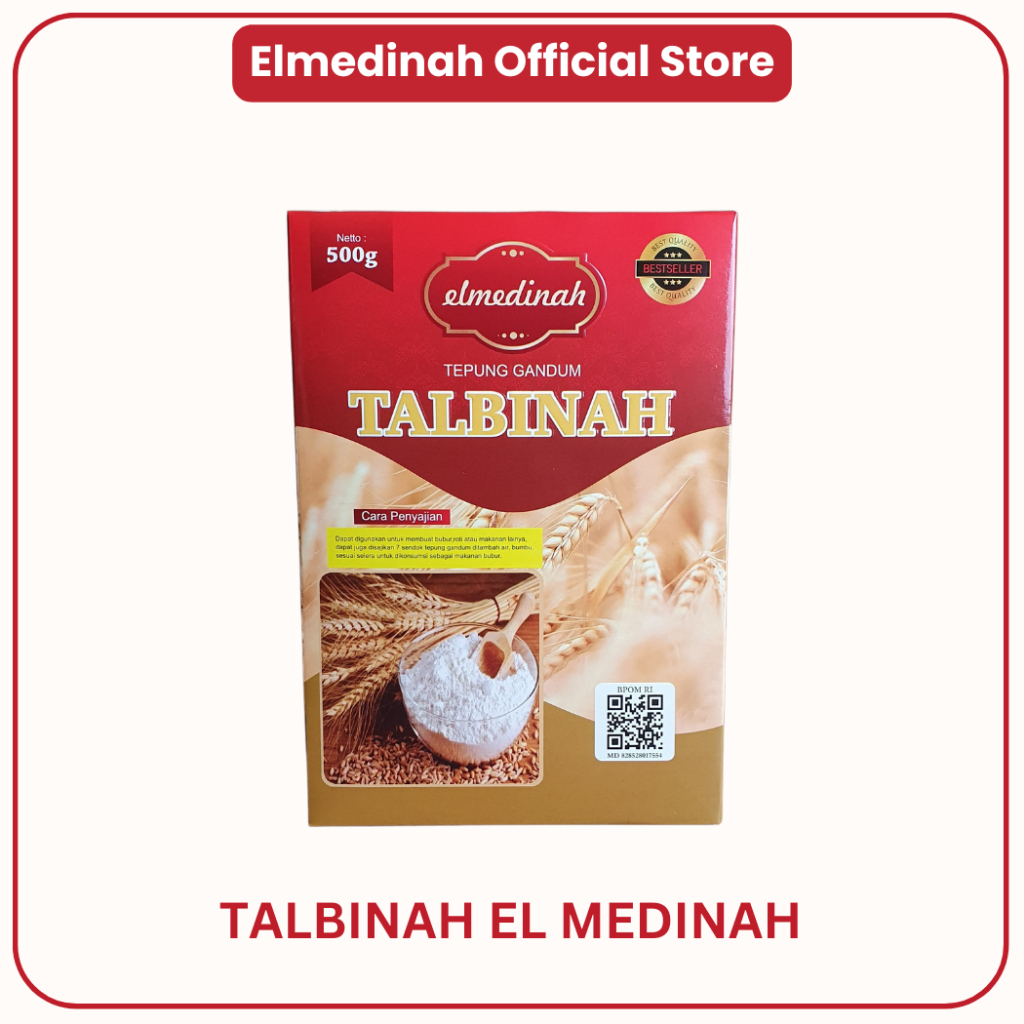 

Talbinah Elmedinah - Talbinah Tepung Gandum El Medinah isi 500 gram
