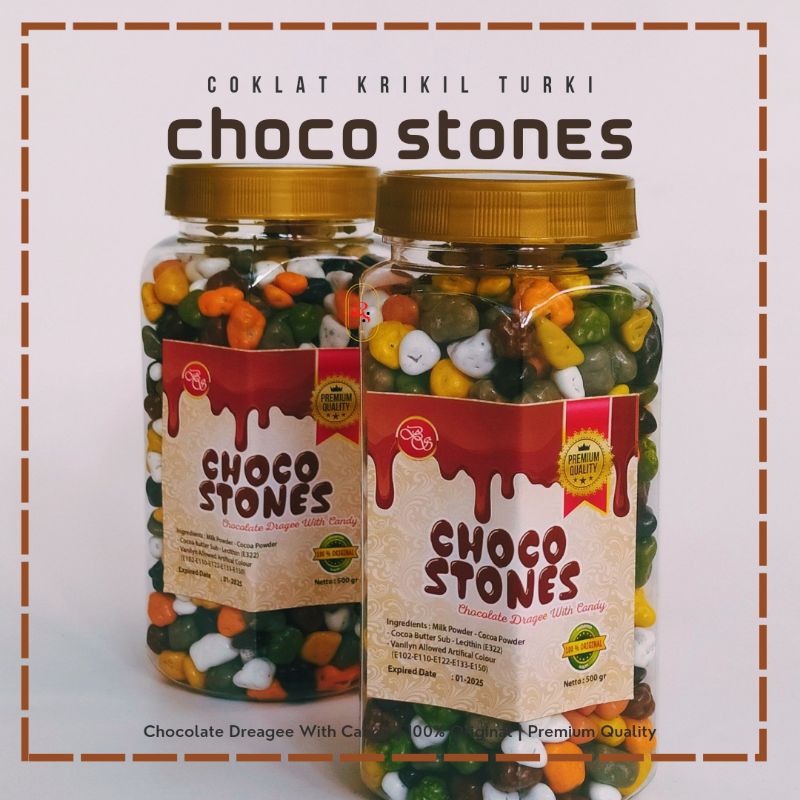 

Coklat tukri kerikil Choco Stones 500gr oleh oleh Umroh haji