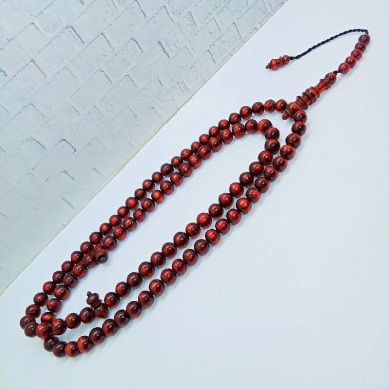 tasbih akar bahar merah 8mm S84