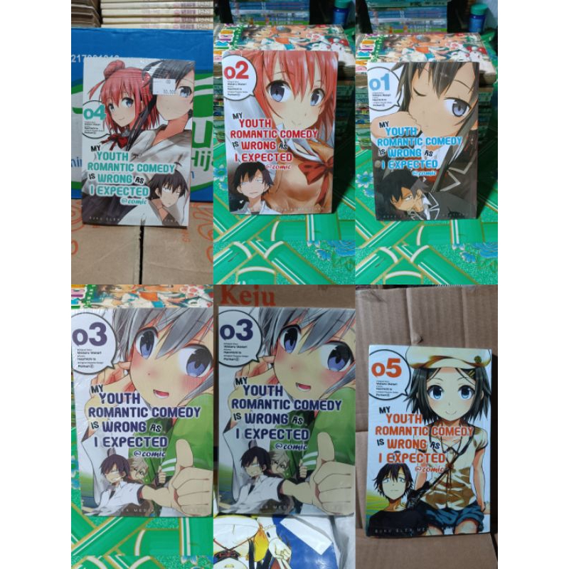 Komik my youth romantic comedy is wrong as i expected 1,2,3,4,5 segel / Komik my youth romantic come