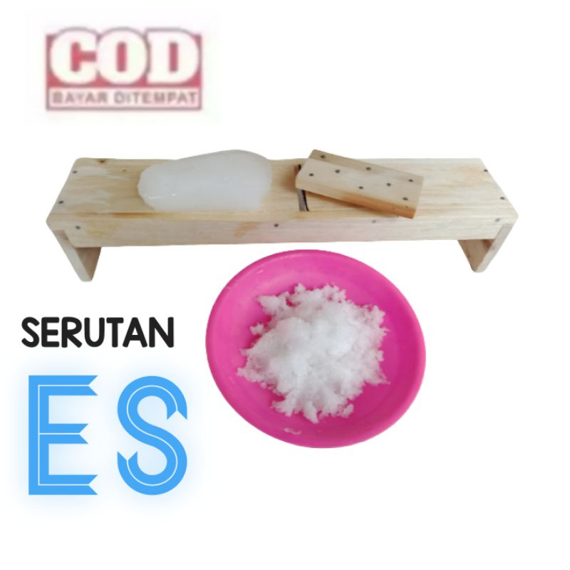 Serutan es batu manual cocok untuk membuat es kepal 100% kayu pilihan/SERUT ES BATU MANUAL / SERUTAN
