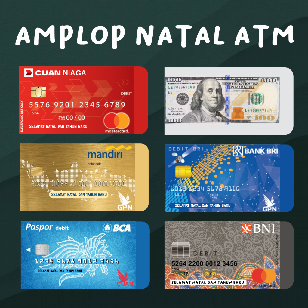

Amplop Uang AaTeeM Unik Lucu Isi 10 Amplop / Kartu Untuk Natal