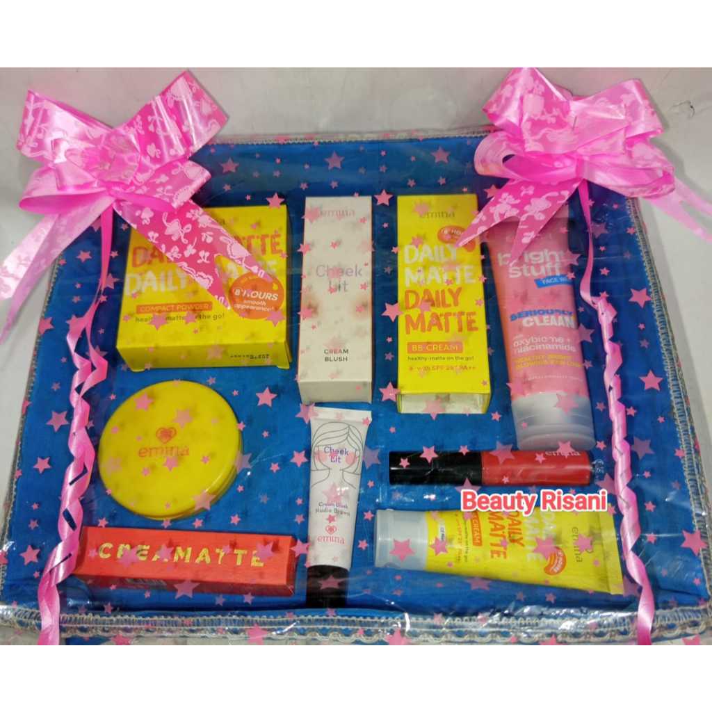 Emina Paket Seserahan/Paket Hantaran Nikah/Paket kosmetik+Box D