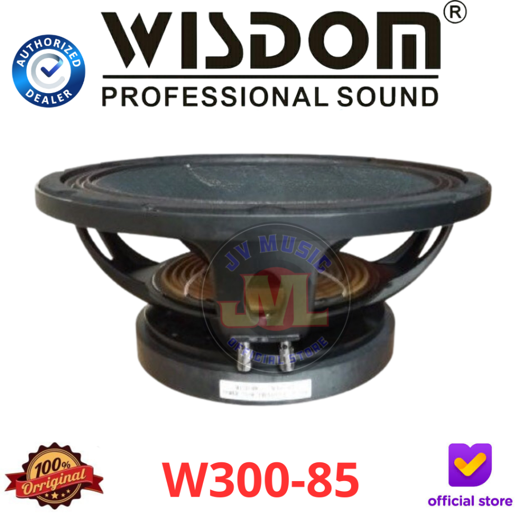 Wisdom W30085 Speaker Component Wisdom W300-85 12-Inch Komponen Speaker
