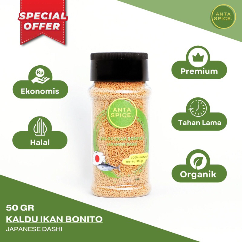 

Kaldu Ikan Bonito / Japanese Dashi 50 Gr