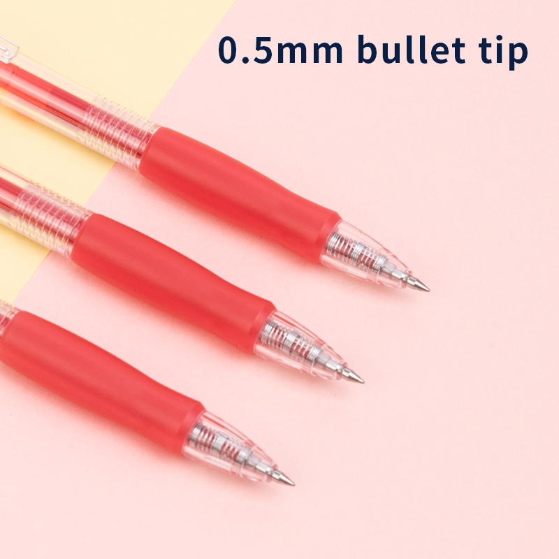

Deli Pulpen Gel Warna / Color Gel Pen Bullet Tip Berbagai Warna SA500