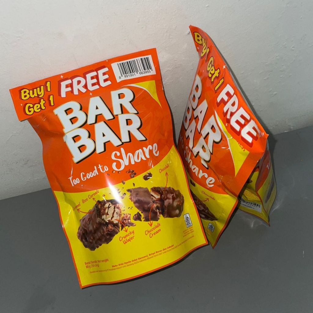 

DELFI BAR BAR SHARE 8GR X 10PC BUY 1 GET 1 FREE / WAFER COKELAT KRIM VANILLA SALUT KARAMEL DAN RICE CRISPY COKLAT