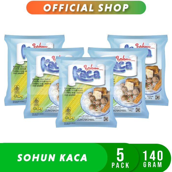 

Kaca Sohun Renteng 140 Gr (5 Pack)