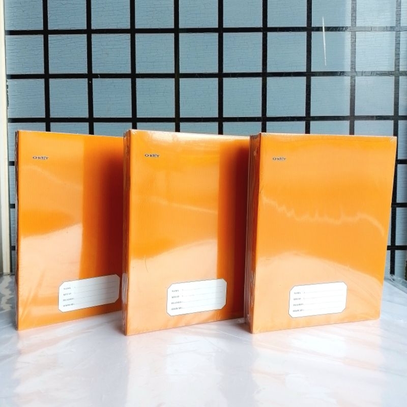 

Buku Tulis Okey 38 Lembar Kraft ( Pak 10 Buku ) Produk By Kiky RB9