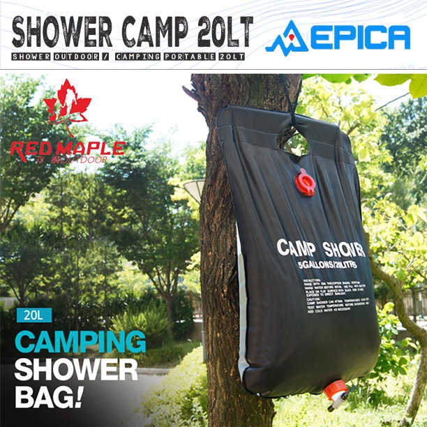 EPICA Camp Shower kapasitas 20 Liter kantong Air Mandi Minum Camping Offroad