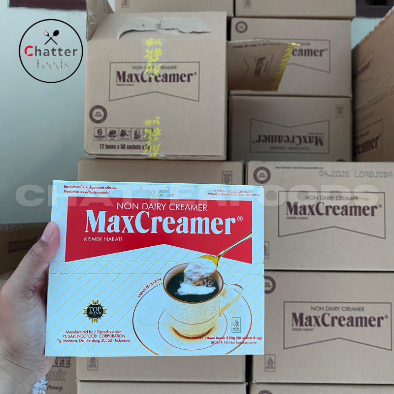 

INDOCAFE Max Creamer Isi 50 Sachet - 1 KARTON (Isi 12Pcs)