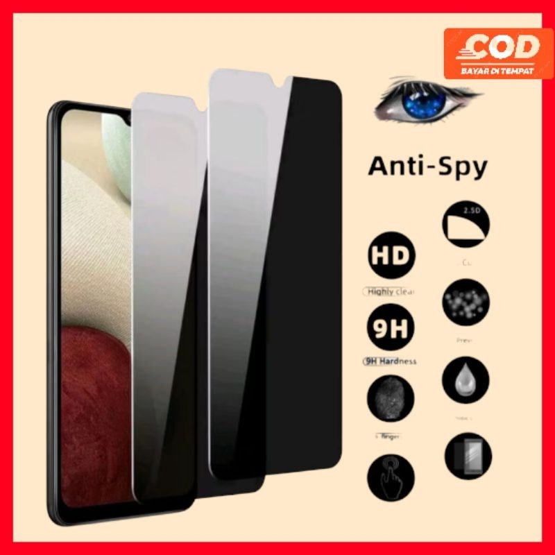 Tempered Glass Anti Spy Xiaomi 10i 10lite 5g 10t lite 11i 11lite 11t