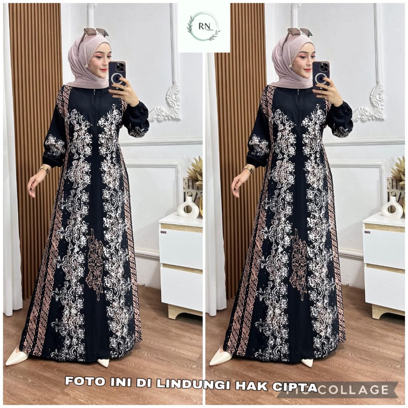 GAMIS RAYON TWILL MODEL KANCING REMPEL BAWAH MUTIARA PREMIUM