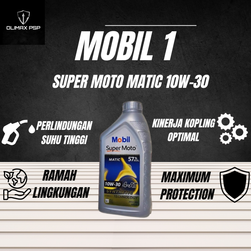 OLI MESIN Mobil Super Moto Matic 10W-30 Original