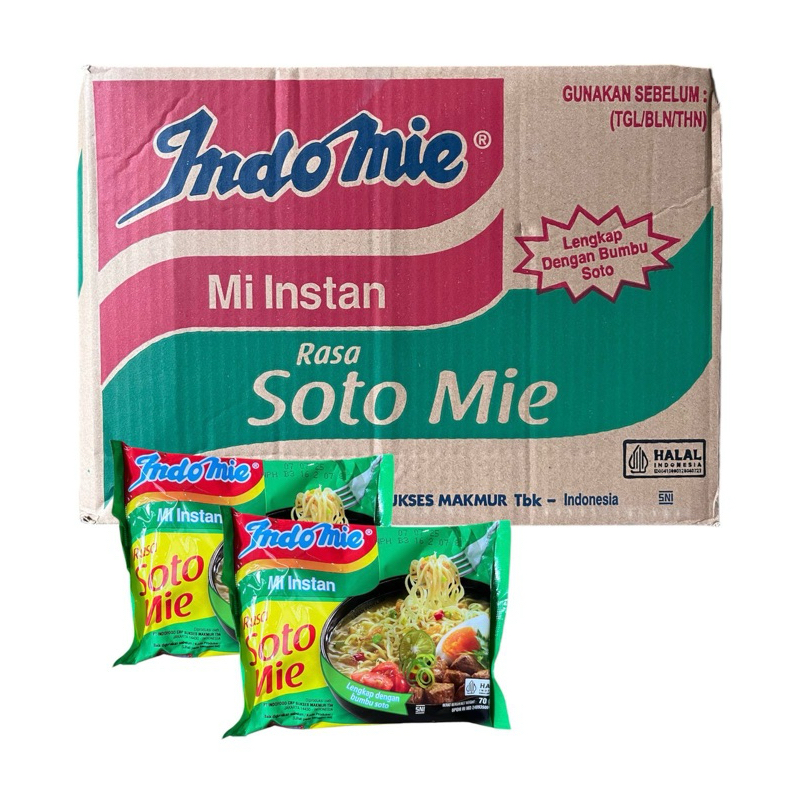 

Indomie Kuah Soto 1 Dus - ( isi 40 PCS )