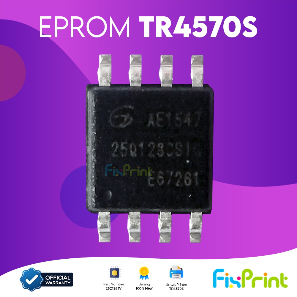 Fixprint IC Eeprom Reset TR 4570S Eprom TR4570S Resetter Printer TR4570S 25Q128JV