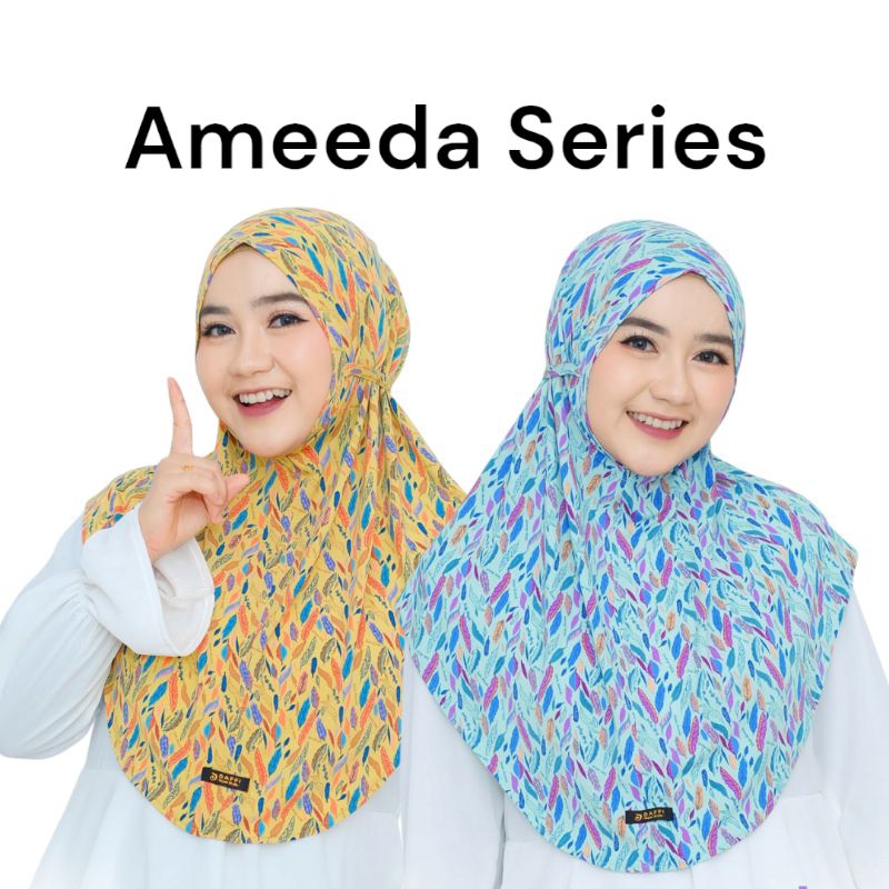 AMEEDA HIJAB INSTAN DAFFI HIJAB TERBARU BERGO INSTAN DAFFI