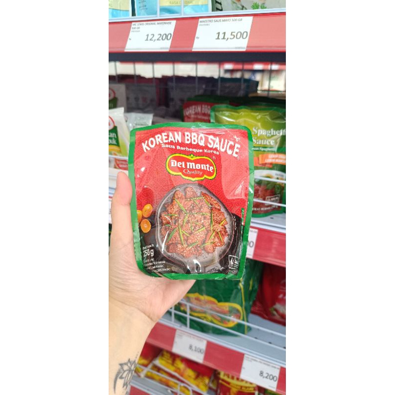 

[ 250 GRAM ] Saus Barbeque Korea Korean Bbq Sauce Delmonte 250 Gram