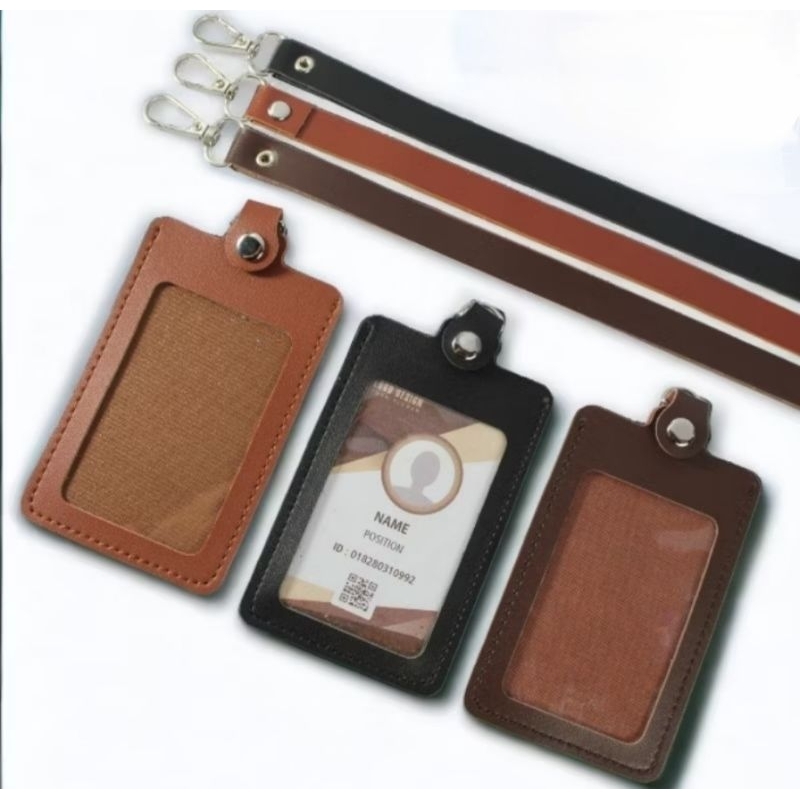 

[LARISSS] ID CARD KULIT / ID CARD HOLDER LANYARD KULIT SIMPEL / ID CARD KULIT ASN / ID CARD KALUNG KULIT / ID CARD NAMETAG