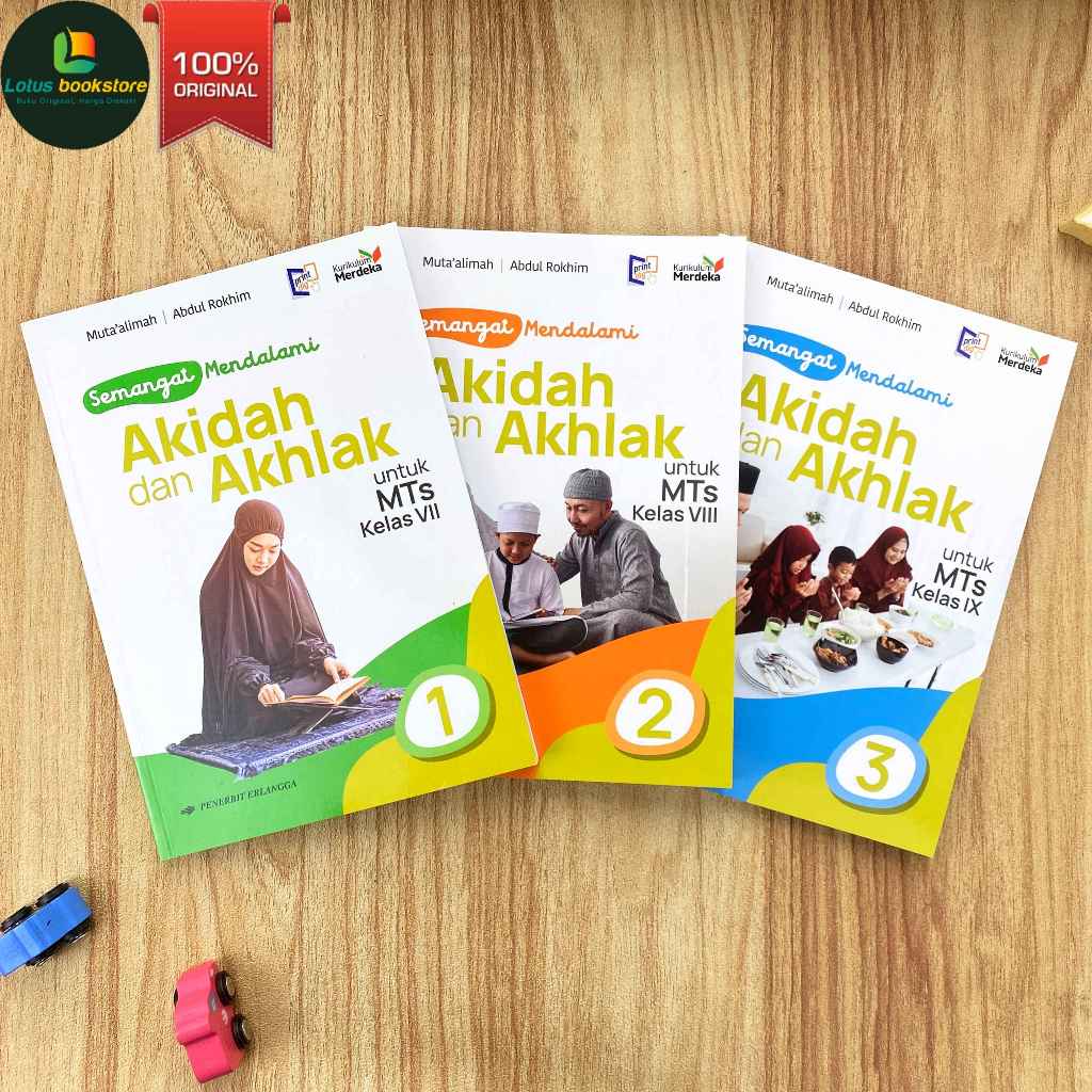 Akidah & Akhlak Kelas 7 8 9 - Kurikulum Merdeka - Buku Erlangga Original
