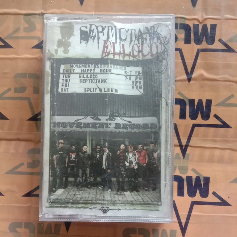 KASET PITA PUNK - SEPTICTANK/ELLOCO "SPLIT TAPE"