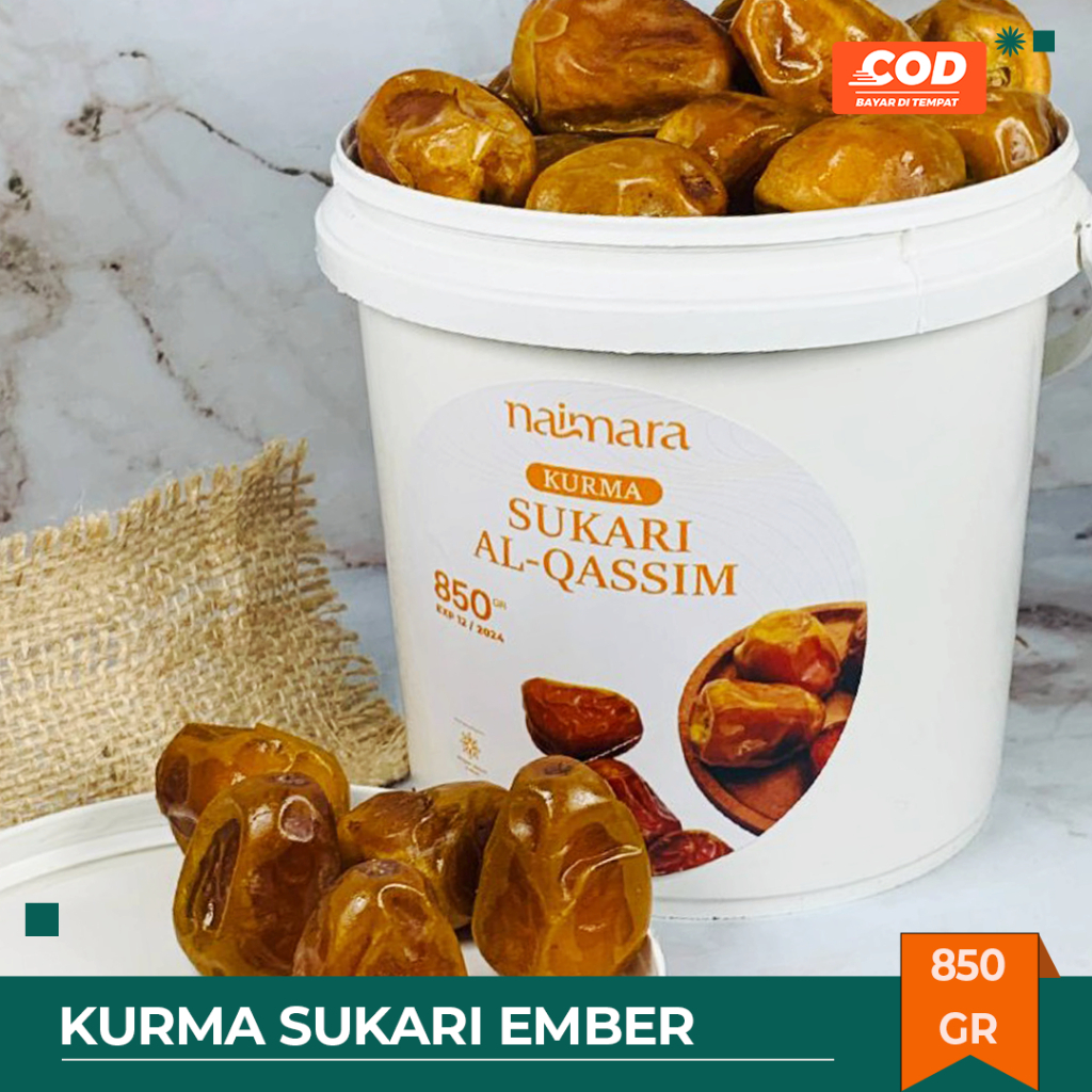 

KURMA SUKARI 850Gram / KURMA SUKKARI BASAH / KURMA RAJA SUKARI PREMIUM EMBER