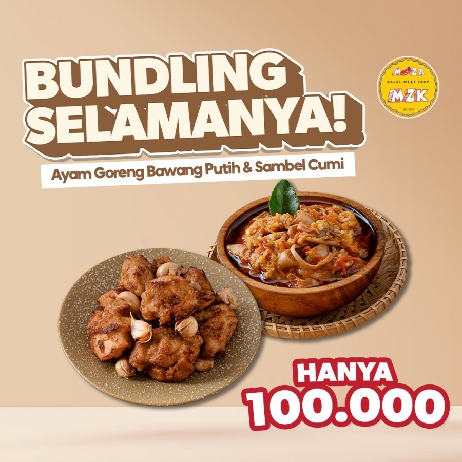 

Bundling Ayam Bawang Putih & Sambal Cumi