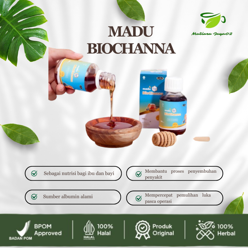 

MADU BIOCHANNA - Madu Ikan Gabus Premium 100% ORI