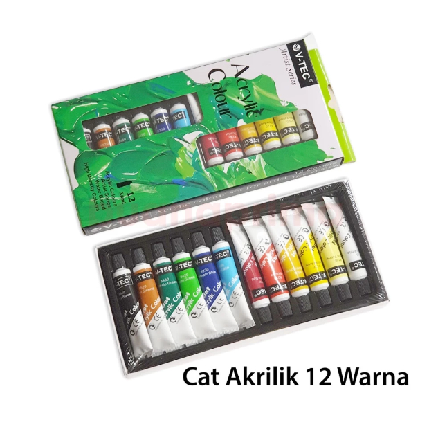 

Cat Akrilik VTEC Acrylic Colour V-TEC VT-612/A 12w @6ml