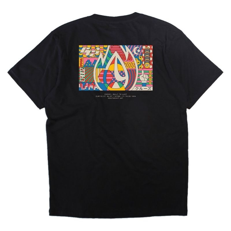 CROOZ CITY POP COMFY SOFT T-SHIRT- tshirt crooz- kaos crooz